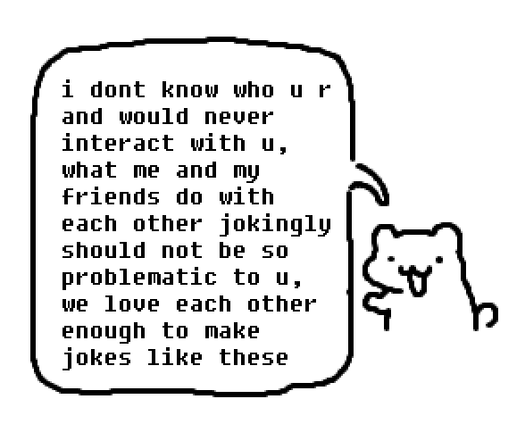 cuptoast's tweet photo. i love my friends and they love me https://t.co/REjsiIO3jJ
