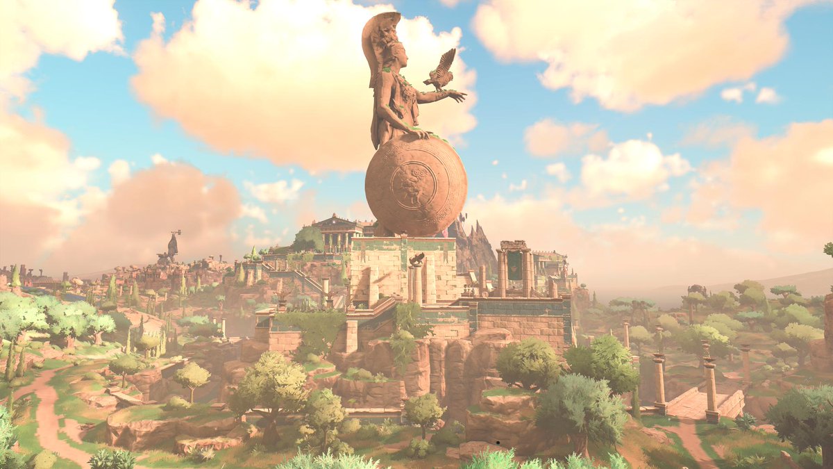 Athena ; goddess of wisdom 🧠💫                          

#ImmortalsFenyxRising
#Ubisoft
#Virtualphotography
#PS5share