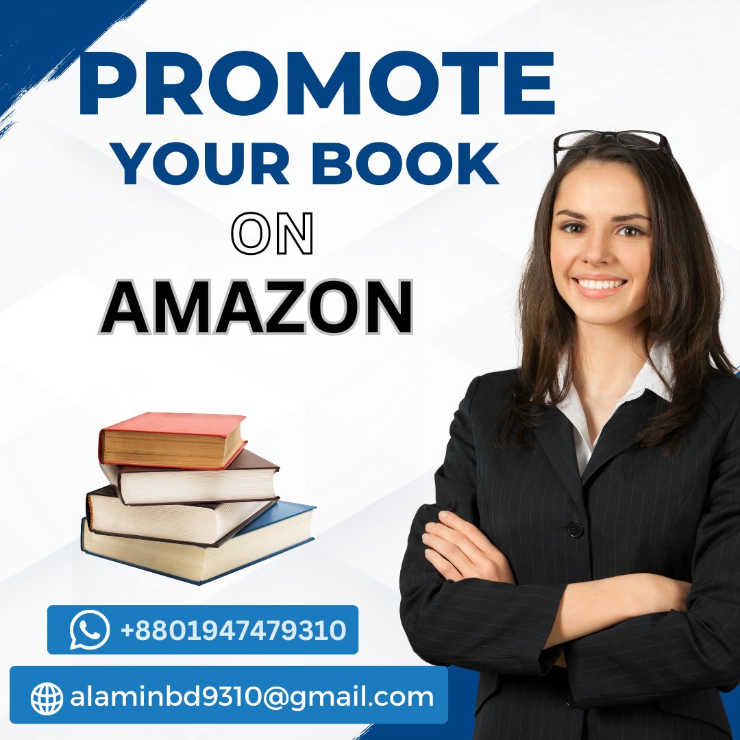 📚🚀 Promote Your Book on Amazon! 📚🚀

🌟 Unlock Your Book's Potentia

🎯 Optimize Your Book Listing

🌟 Leverage Amazon's Advertising Tools

📚 Harness the Power of Social Proof

📊 Track Your Sales and Performance
📢 Spread the Word

#BookMarketing #AuthorTips #EbookPublishing