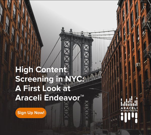 AraceliBio's tweet photo. We're coming to Brooklyn this Tuesday-Thursday! 

Witness firsthand the power of Araceli Endeavor™, the fastest #HighContentScreening platform, catch Dr. Amanda Clement' HCS #seminar, and connect with fellow #cellimagingscientists in #NYC.

RSVP Now! https://t.co/HwjD0pmYgG https://t.co/QUe25dnyeB