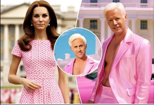 Cheryl Waixel Kaften (@cherylwk1) on Twitter photo In the pink: AI gives droll Barbie and Ken makeovers to Princess Kate, Prince William, and Joe Biden
poll-vaulter.com/in-the-pink-ai… <a href="/PrinceWilliamHD/">Prince William Health District</a> <a href="/JoeBiden/">Joe Biden</a> <a href="/BarackObama/">Barack Obama</a> <a href="/Barbie/">Barbie</a> <a href="/nypost/">New York Post</a> <a href="/Mattel/">MATTEL</a> <a href="/SWNS/">SWNS.com</a> <a href="/gretagerwigmuse/">jordan</a> <a href="/OpenAI/">OpenAI</a> <a href="/MargaretThatcha/">Margaret Thotcha</a> In the pink: AI gives droll Barbie and Ken makeovers to Princess Kate, Prince William, and Joe Biden
poll-vaulter.com/in-the-pink-ai… <a href="/PrinceWilliamHD/">Prince William Health District</a> <a href="/JoeBiden/">Joe Biden</a> <a href="/BarackObama/">Barack Obama</a> <a href="/Barbie/">Barbie</a> <a href="/nypost/">New York Post</a> <a href="/Mattel/">MATTEL</a> <a href="/SWNS/">SWNS.com</a> <a href="/gretagerwigmuse/">jordan</a> <a href="/OpenAI/">OpenAI</a> <a href="/MargaretThatcha/">Margaret Thotcha</a>
