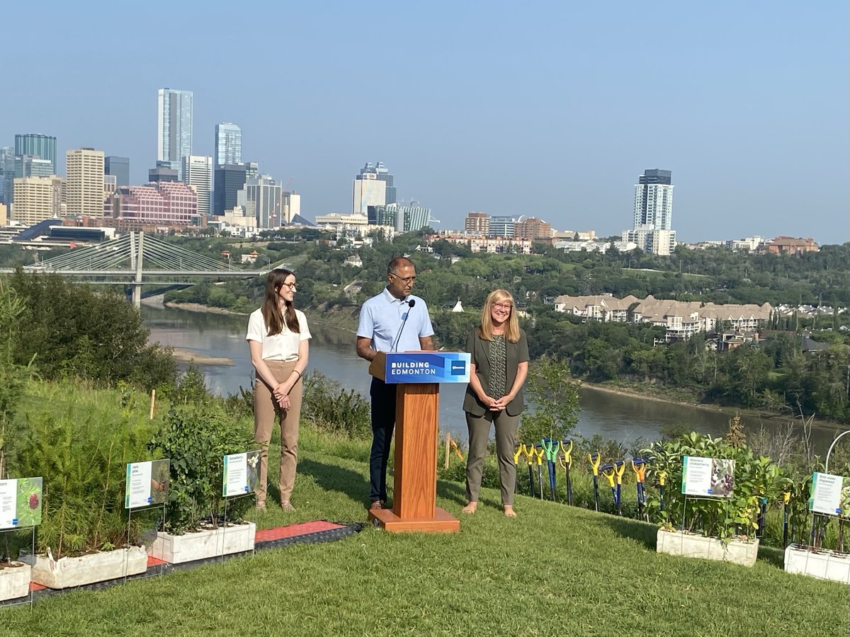 News Release - Mayor Sohi announces joint investment to plant 1.5 million trees in Edmonton, expanding the urban canopy and contributing to Canada’s 2 Billion Trees program 
conta.cc/44K7Zqk