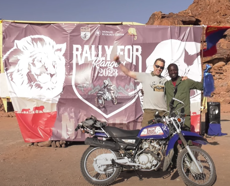 NPSInternation's tweet photo. Friends &amp; colleagues @rallyforrangers recently traveled to Namibia to donate motorcycles for Namibian park rangers to patrol their parks - https://t.co/0xe9rW642l https://t.co/umnlTL1AGm