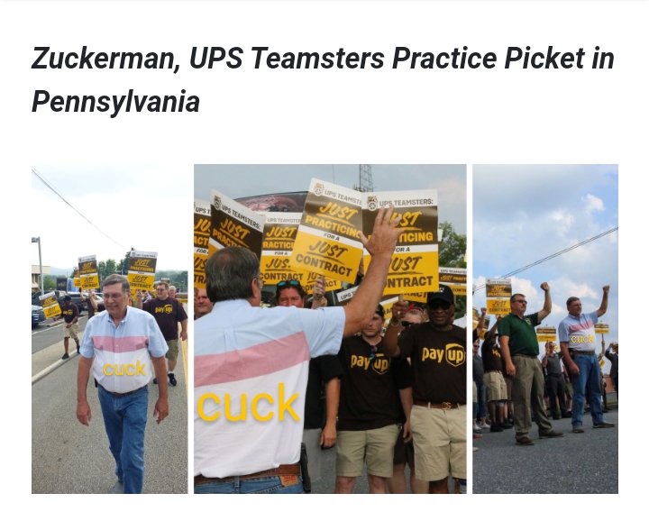 BrJoeBalkis's tweet photo. 7/20/23
#VOTENOups &amp; #STRIKEups 8/1
#upsNegotiationsUpdate
#2023TeamstersupsContractCampaign #Teamsters #ups
#cuckerman photo-ops @ #PracticePickets in #pennsylvania.
#DEFUNDfacebook
#DEFUNDtwitter
#DEFUNDyoutube
https://t.co/rfVB9yC07p https://t.co/xge2NnRsmX