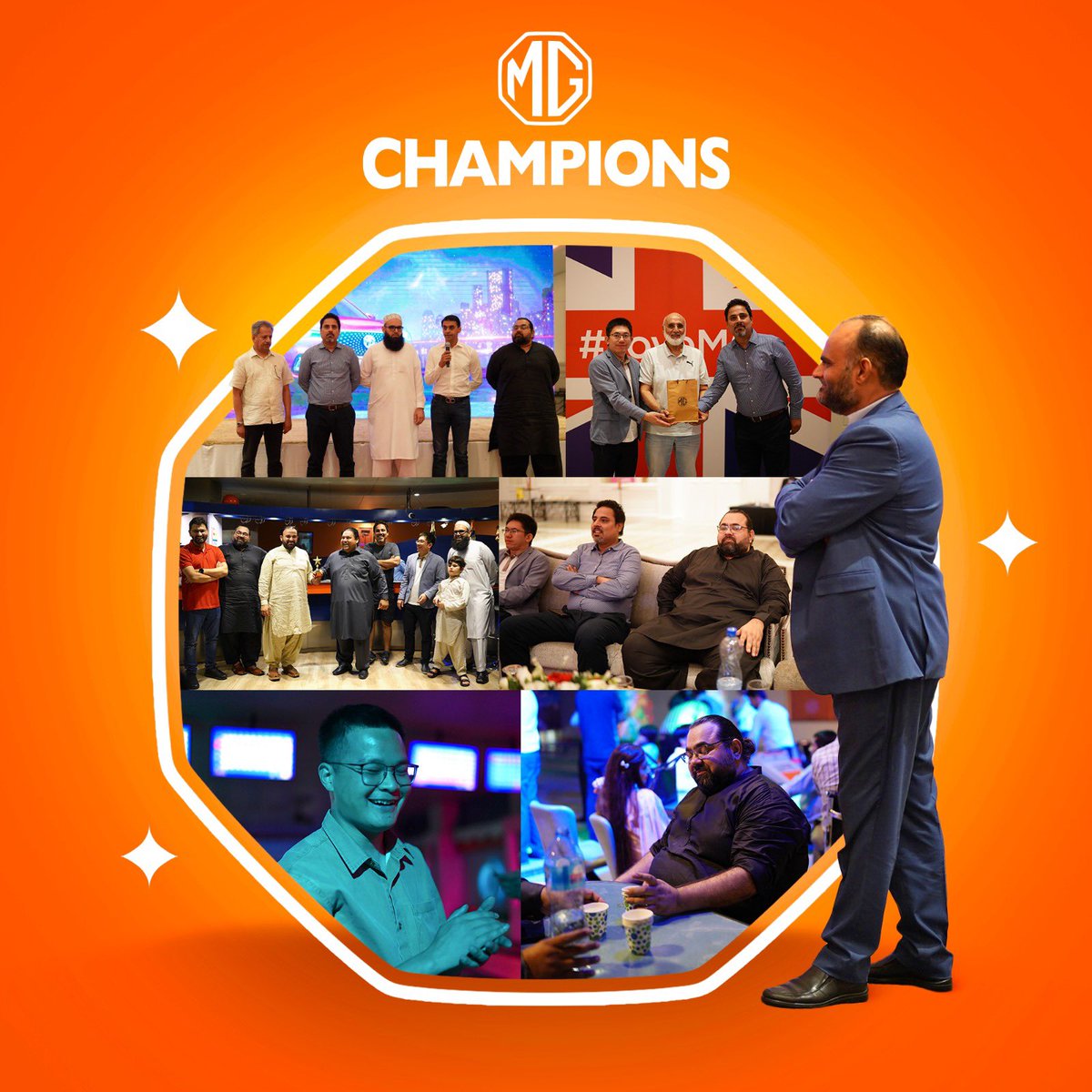 MGPakistan's tweet image. Our MG Champions won everyone over with their bowling proficiency and also became MG pros through a valuable training session. 

That's for sure a strike!

#MGPakistan #MGChampions #iloveMG