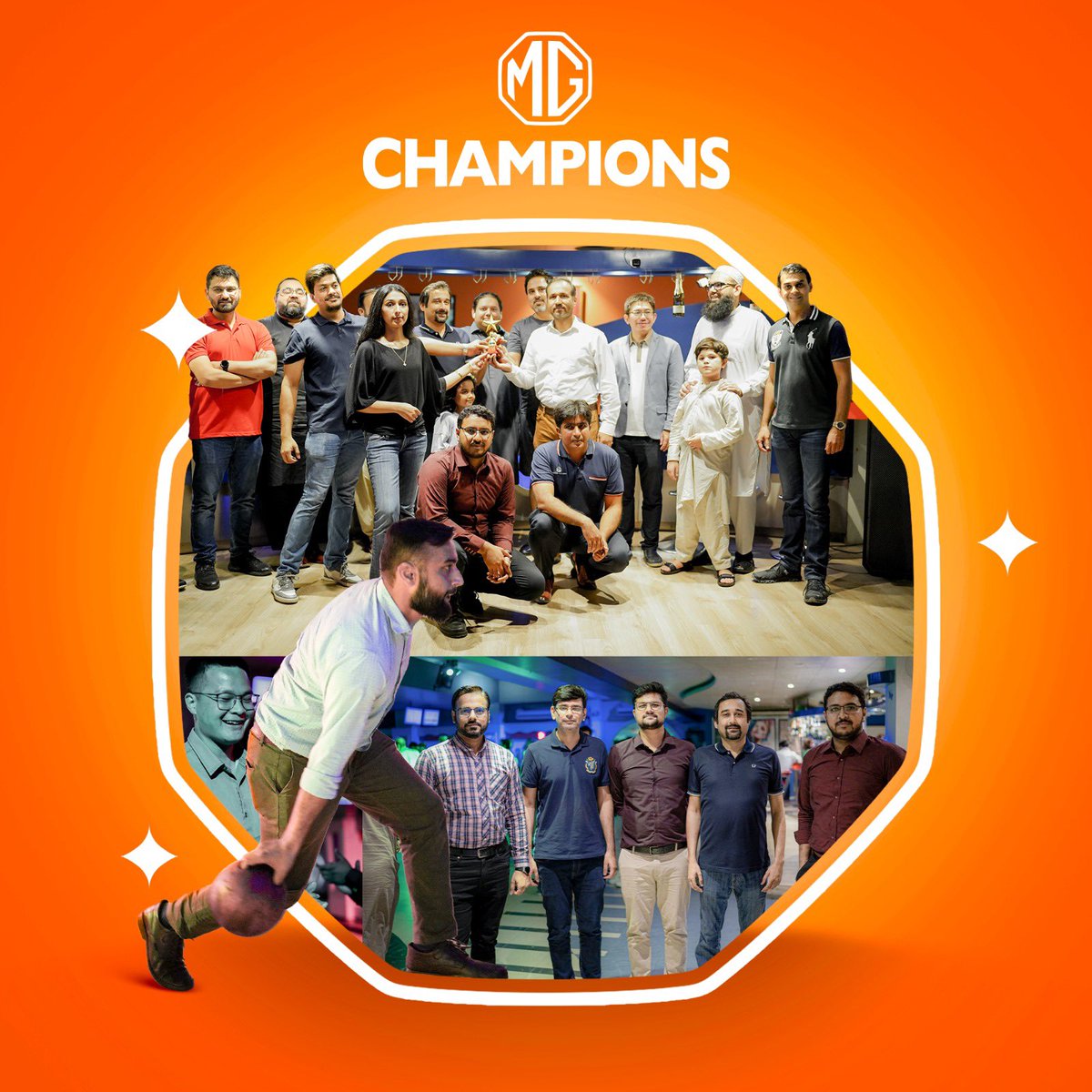 MGPakistan's tweet image. Our MG Champions won everyone over with their bowling proficiency and also became MG pros through a valuable training session. 

That's for sure a strike!

#MGPakistan #MGChampions #iloveMG