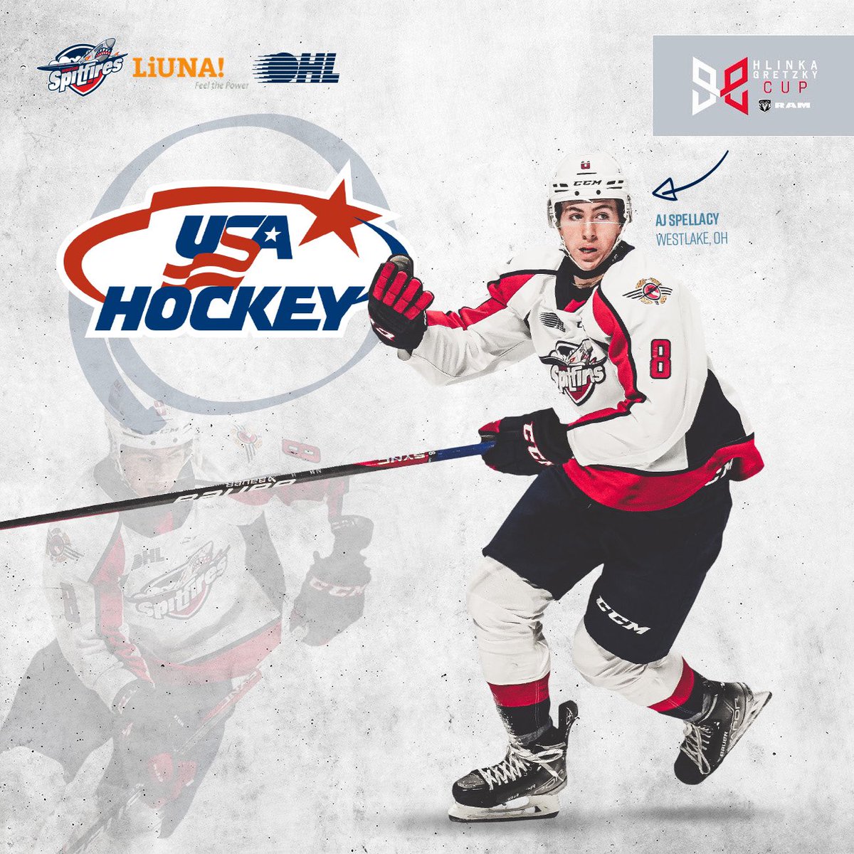 Congrats to AJ Spellacy on being named to Team USA for the 2023 Hlinka Gretzky Cup! 

#WindsorSpitfires