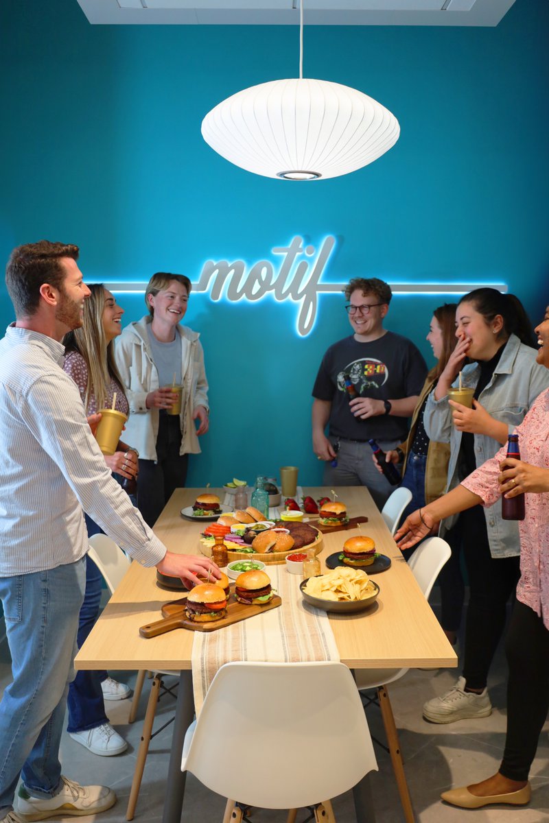 At Motif, we not only work hard, but also know how to have a great time together. From brainstorming innovative ideas to sharing laughs over lunch, we're proud to be part of this awesome community. Cheers to our incredible Motif family!🧬#MotifFoodWorks #PlantBased​#MadeWithMotif