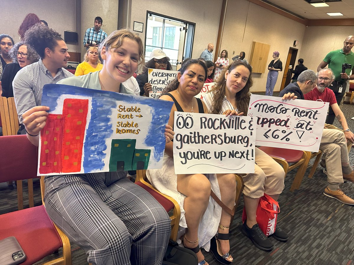 #RentStabilization is a victory for renters across our community, the people who work for the groups that kept pushing County leaders for rent stabilization and a win for the Montgomery County economy. I'm excited to see the kind of impact this law will have.