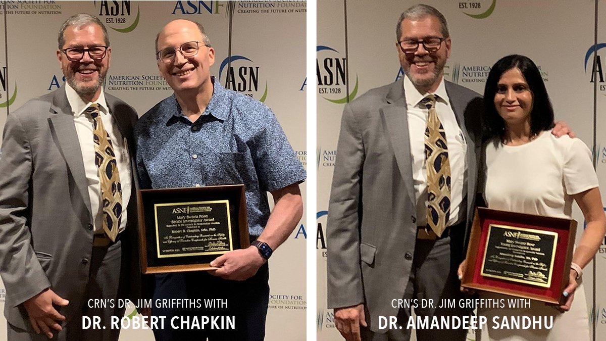 CRN_Supplements's tweet photo. Congrats to the 2023 Mary Swartz Rose Investigator Awardees, shown here at the @nutritionorg #Nutrition2023 event in Boston yesterday! These awards are given for outstanding #research on the #safety &amp; efficacy of bioactive compounds for human #health.  https://t.co/RtGTwMQRrN https://t.co/phLIP6JzyA
