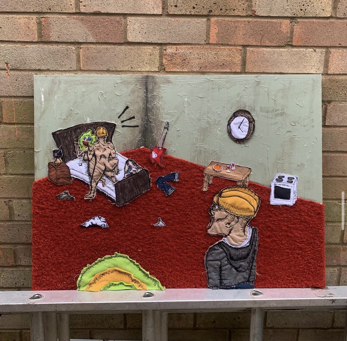 ScumbagMagazine's tweet photo. Meet Threadrick Couler. He makes amazing 1of1 custom sewn pieces. He literally illustrates with thread to make some crazy unique apparel and art. Go give him a follow on Instagram, he is constantly dropping 🔥 https://t.co/Lb16tc1Bkf