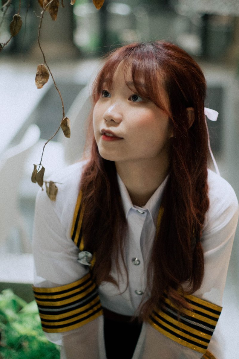 yellowpeachm's tweet image. ออกแนวสวยหวานเรียบร้อยดั่งผ้าพับไว้