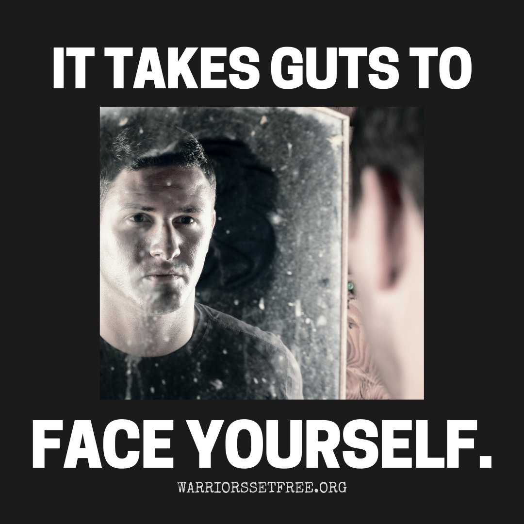 WarriorsSetFree's tweet photo. It takes guts to face yourself. 

It takes guts to ask for help. 

It takes guts to admit when you made a mistake. 

It takes guts to ask for forgiveness. 

But it's worth it. 

Reach out to us at info@warriorssetfree.org https://t.co/XrvPsyNBvY