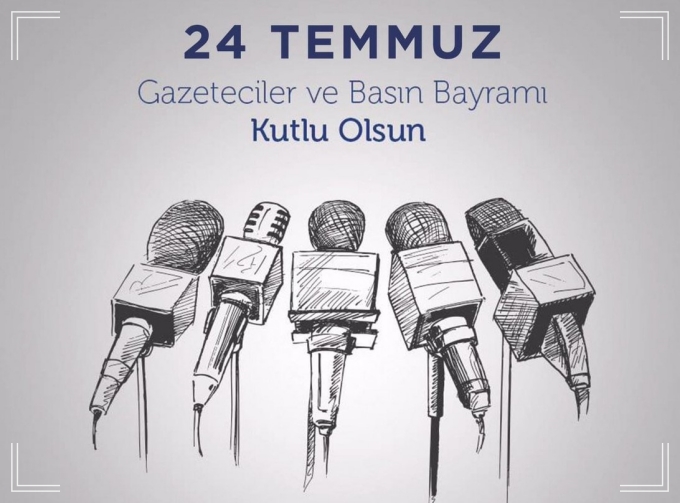 24 Temmuz Gazeteciler ve Basın Bayramı kutlu olsun. #BasınBayramı