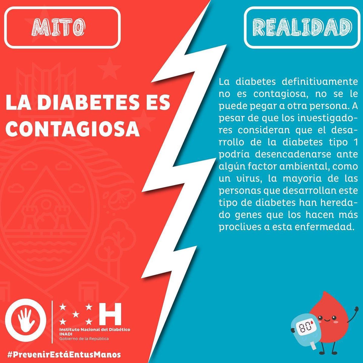 #MitoVrsRealidad 

¿Y si nos ayudan a compartir este arte con sus familiares, amigos o conocidos? 

<a href="/dieginsa/">Diego Sánchez</a> <a href="/xiomaracastroz/">Xiomara Castro de Zelaya</a> <a href="/saludgobhn/">Secretaría de Salud de Honduras, Oficial</a> @gobiernohonduras <a href="/sepresidencia/">Secretaria de Presidencia</a> 

#AltoAlaDiabetes #PrevenirEstáEnTusManos #TeamIndi #SoyInadi #MitoVrsRealidad #Diabetes