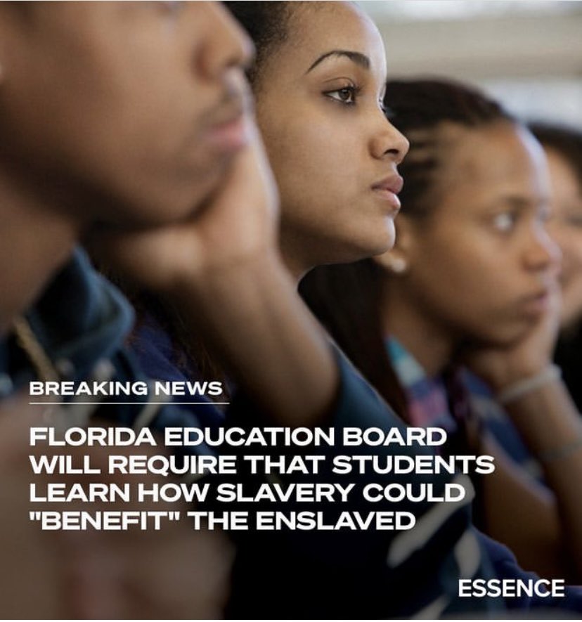 I can’t believe this! Not only did we have to suffer #slavery we now have to listen to the people who #enslaved us tell us that was good for us?