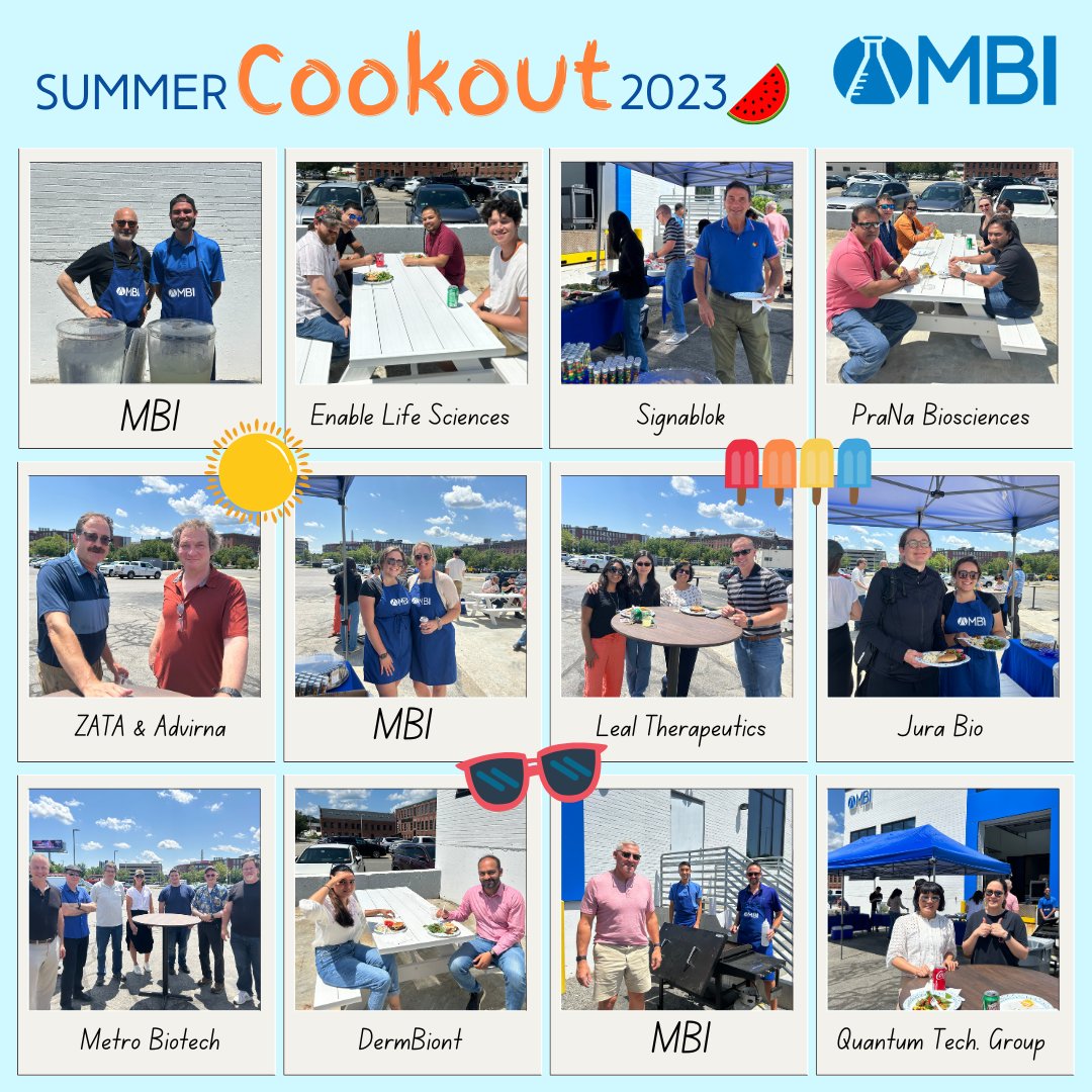 Last week we hosted our annual #summer cookout for our #startups at MBI. So thankful for a rain-free day! We are grateful that so many of our startups could come celebrate the summer with us! Here are just some pics from our cookout that was full of food, music, sunshine, & fun.