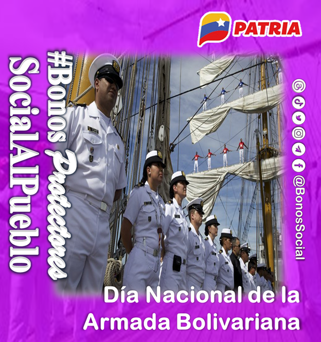 📢 Hoy #24Jul de 2023, se conmemora el Día Nacional de la Armada Bolivariana de Venezuela.

<a href="/BonosSocial/">Bonos Protectores Social Al Pueblo</a> 
<a href="/NicolasMaduro/">Nicolás Maduro</a> 
#BatallaNaval200
