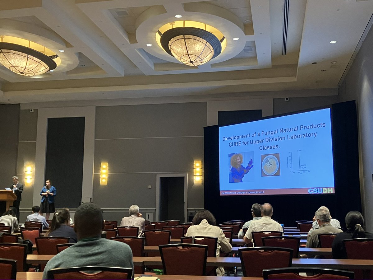 DrLauraSanchez's tweet image. Excited to hear @ErinPBMcC talk about using fungi in a CURE #asp2023 @pharmacognosy