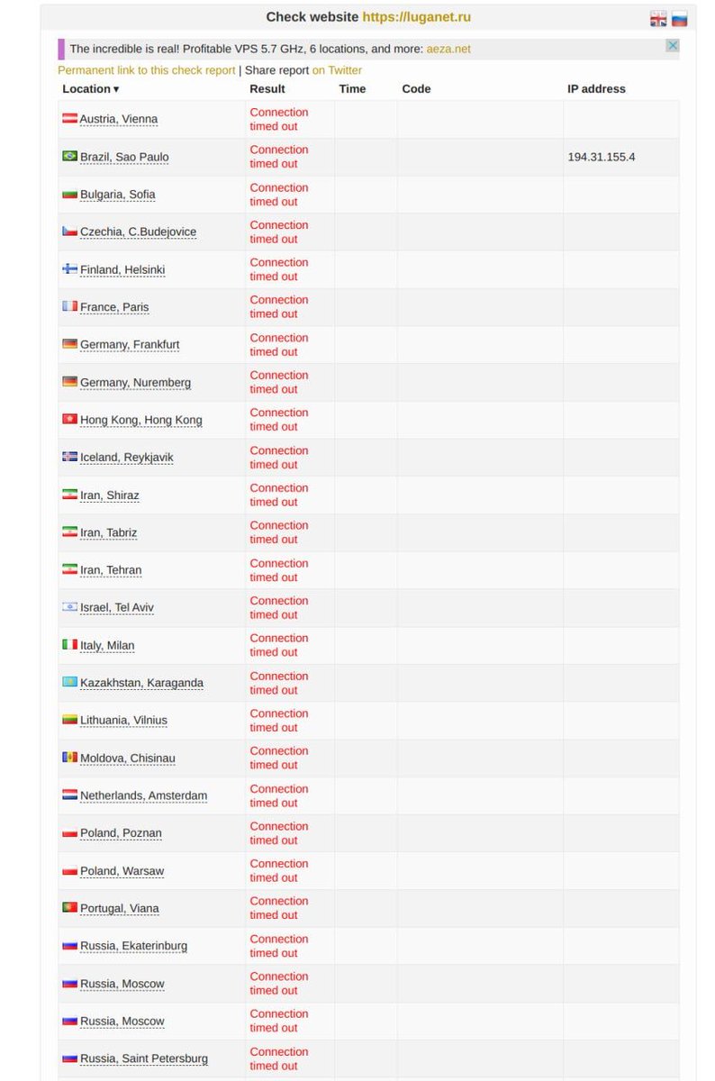 ITArmyUKR's tweet image. 💥Russian internet without interruptions in occupied territories? Not on our watch. The provider "Luganet" is still reeling from our onslaught and a long way from recovery. And while "Luganet" might suggest otherwise, let's not forget: Lugansk will always be Ukrainian.
#OpRussia