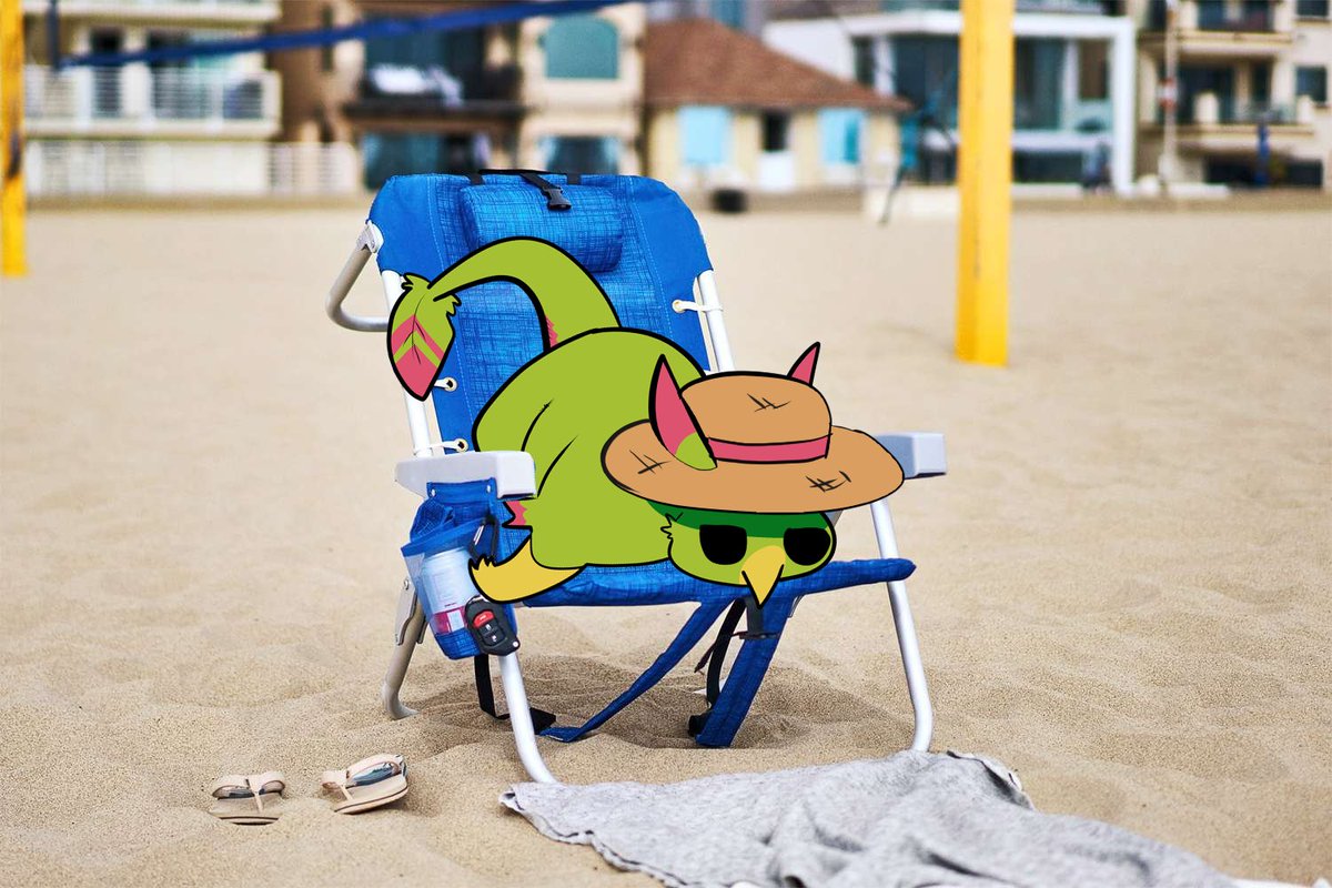 「pasting your sonas into beach photos to 」|tobias 🍃🎐🌱のイラスト