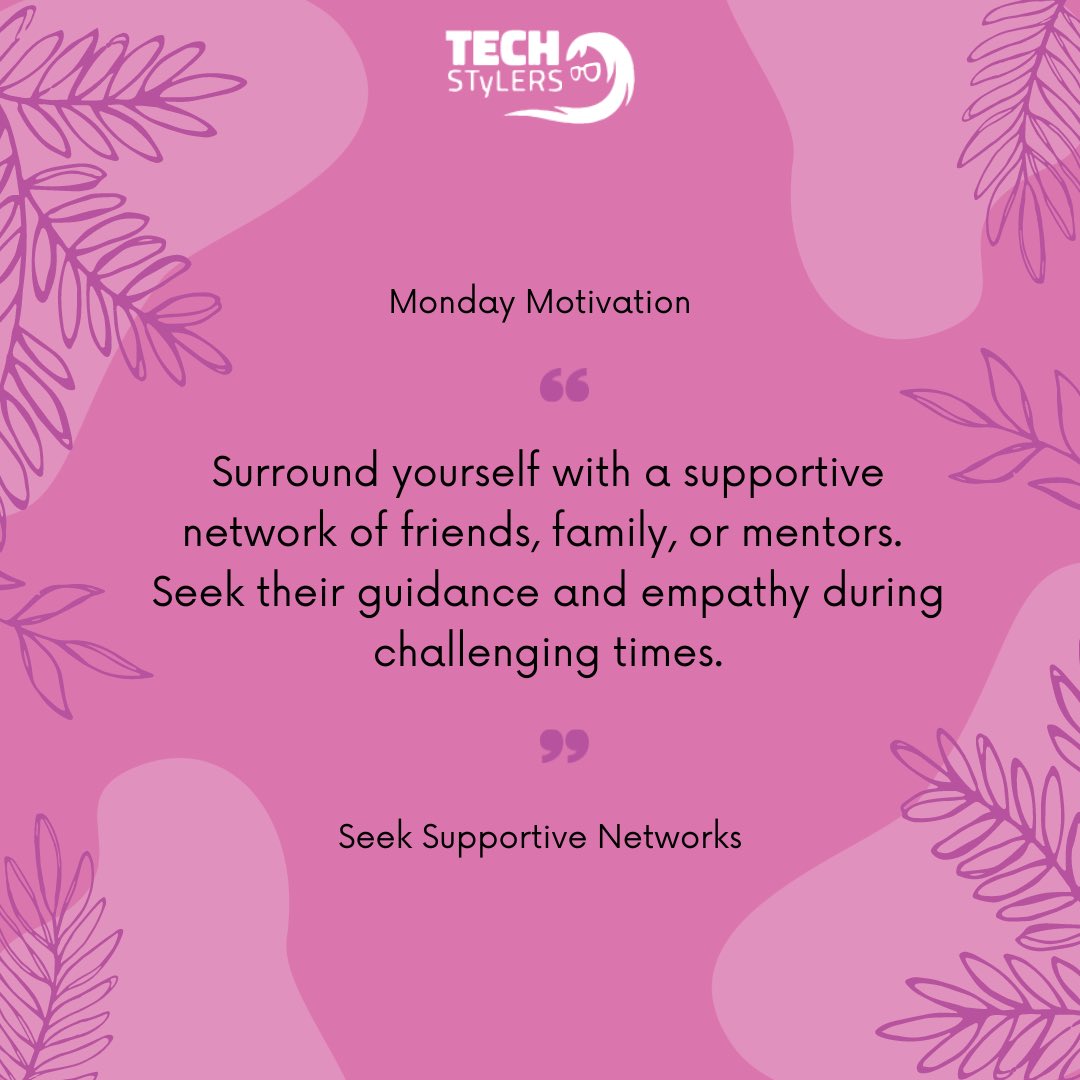 We cannot over emphasize the importance of a supportive network which is one of the value we provide at TechStylers Be reminded, you don’t have to do it all alone. #womenintech #microsoftlearning #community