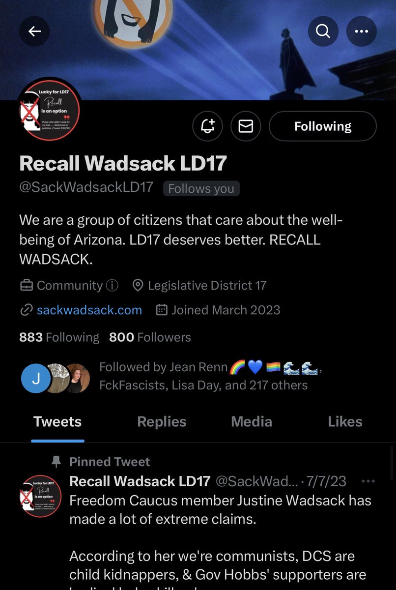 The @SackWadsackLD17 account is back and more motivated to recall Justine Wadsack than ever before! 

The permanent suspension has been lifted! 🥂 

#RecallWadsack #TheUnapologeticRecall