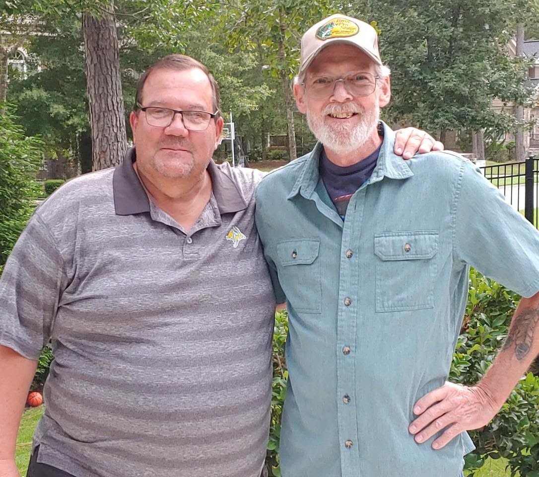 TheHaven_SC's tweet photo. Last week,  our LEO brothers from Florida and Alaska toured The Haven campus. Deputy Bryan Irvine, of the Martin County Sheriff's Office, along with retired North Pole Police Department Officer Scott Deal, wanted to find out how The Haven is assisting officers in SC and beyond. https://t.co/d05kyXYkZB