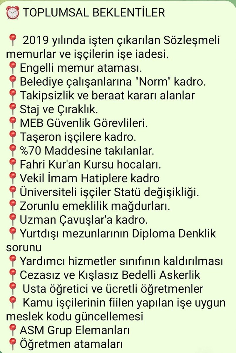 Değerli Dostlar 

Dayanışma zamanıdır 

#ToplumsalBeklentiler tagini kullanarak toplumun beklentilerine ses olalım 

Lütfen desteklerinizi esirgemeyin

Çözümsüz hiç bir sorun yoktur yeter ki dayanışma içinde olalım