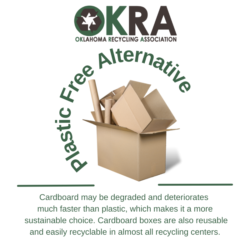 Look for products packaged in cardboard and forgo the ones wrapped in single use plastic! #plasticfreejuly #saynotoplastic #oklahoma