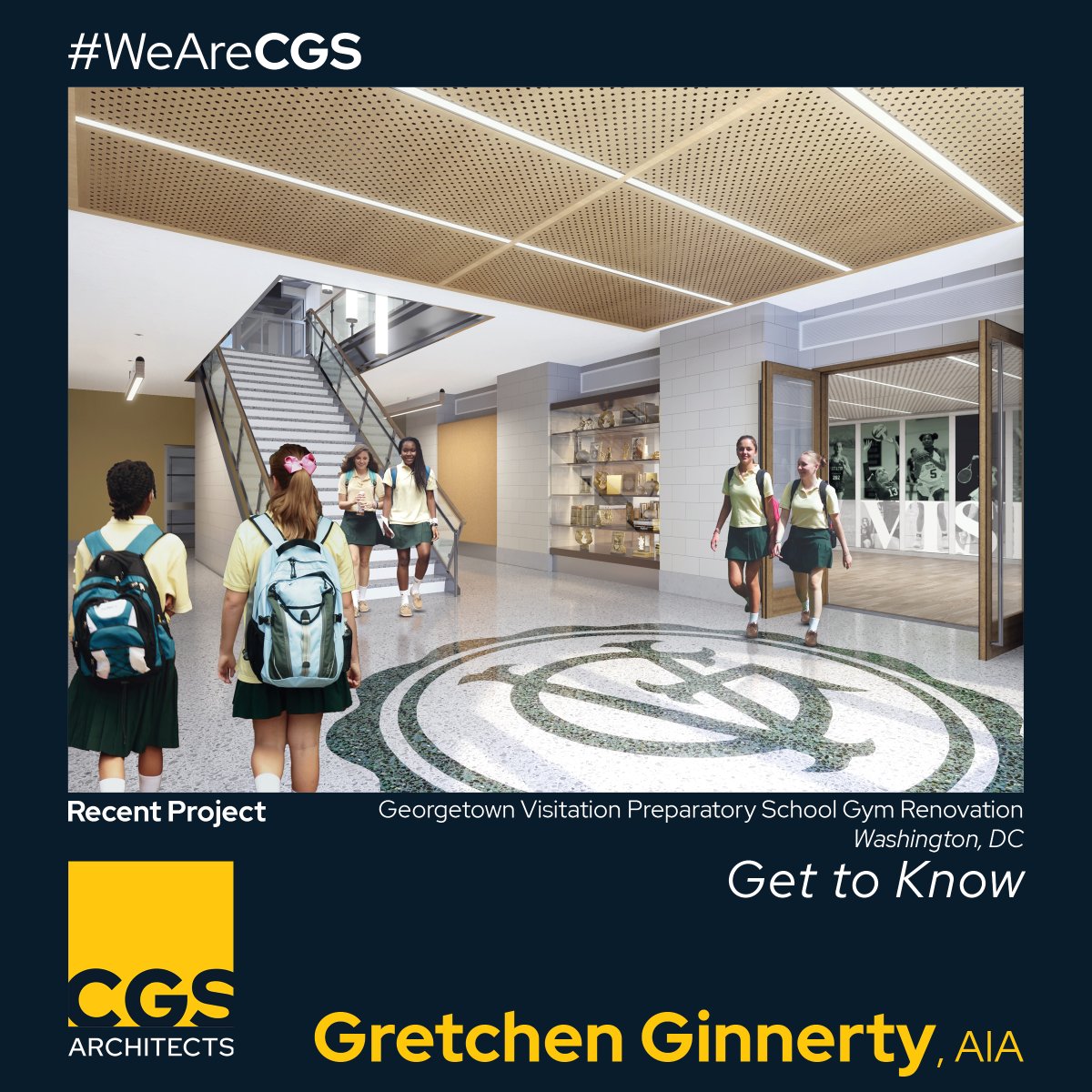 This week we get to know Gretchen Ginnerty, AIA in our #WeAreCGS series!