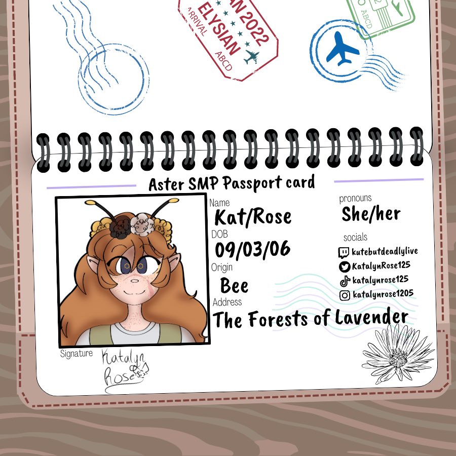 AsterrSMP's tweet photo. From the Forest of Lavender… 🪻

Welcome @KatalynRose125 to the Aster SMP!

#astertwt #astersmp https://t.co/0l2pEcoJpd