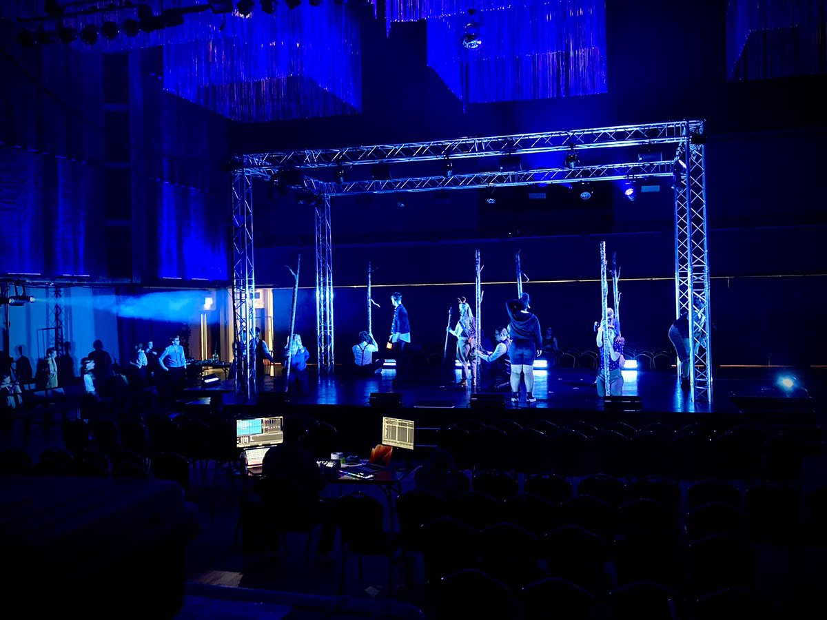 Jamesatherton1's tweet photo. Tech is well underway here at the QE Hall in #Oldham for @OTWOldham production of #ThreeTimesTable. It looks and sounds amazing. Come and see!!! https://t.co/5rIHw6UcL4 https://t.co/2NxBV0uYUQ