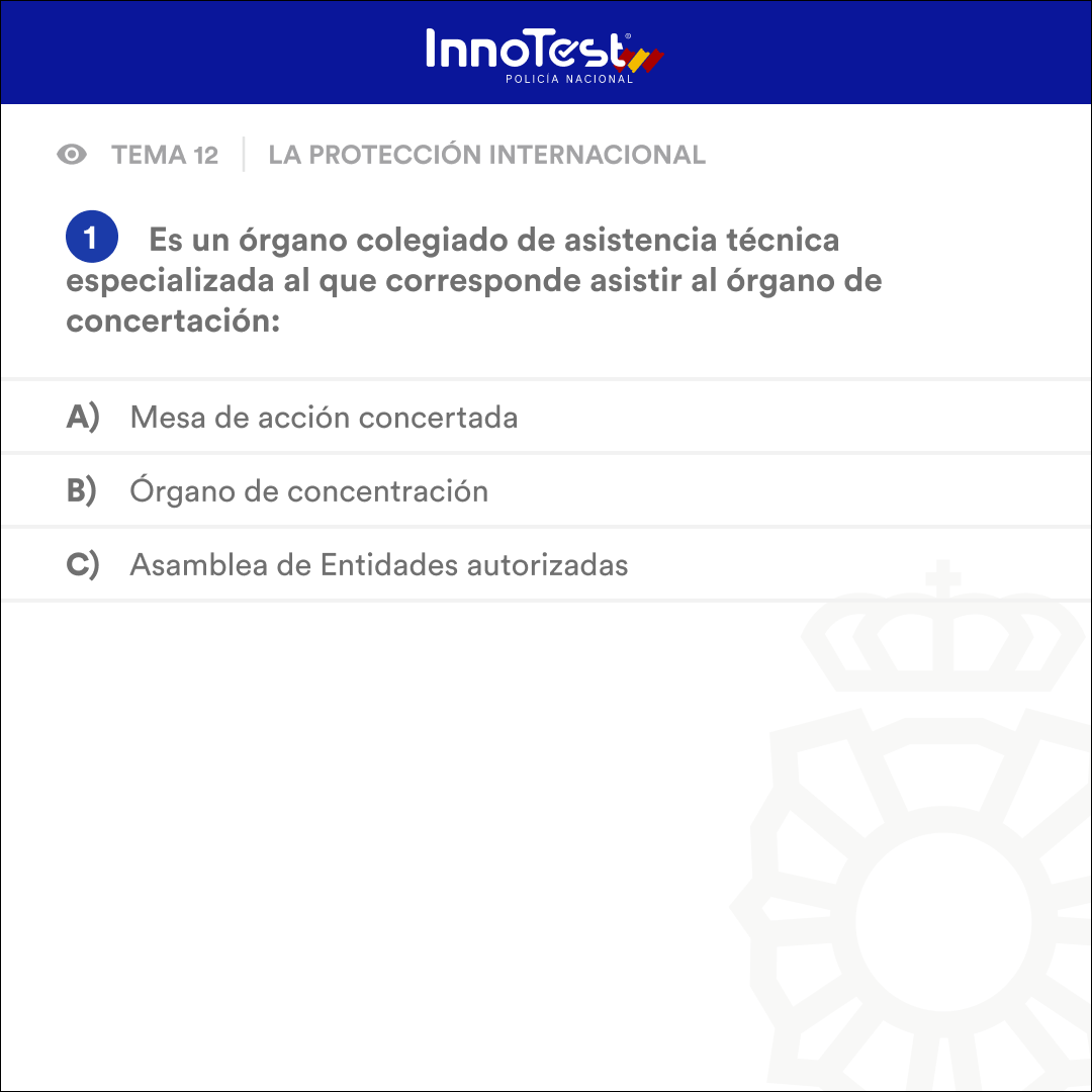InnoTestES's tweet photo. 😏 ¿Aceptas el reto?
Ponemos a prueba al #opositor a #PolicíaNacional con esta #InnoPregunta 🤔 ¿Te la sabes?
👉💬 ¡Recuerda dejar tu respuesta en comentarios!
#Oposiciones #InnoTestPolicíaNacional #oposicionespolicíanacional #opositorpolicianacional #oposicionespolicía https://t.co/yZJqpwKUxQ