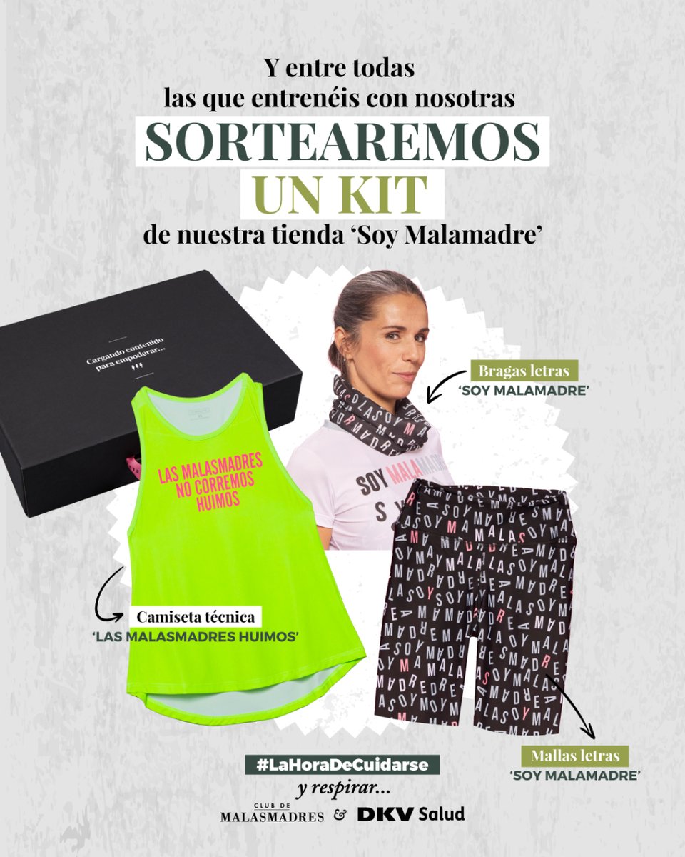 malasmadres's tweet photo. 📣Hoy es el Día Mundial del Autocuidado y queremos poner el foco en él. Cerramos julio recordándote que vamos a entrenar este sábado 29 de julio con Laura y Raquel López, experta de ‘La Hora de Cuidarse con @DKVSeguros’.

👉Apúntate en https://t.co/9SVgonGy4V

#lahoradecuidarse https://t.co/oiSnURWTsE