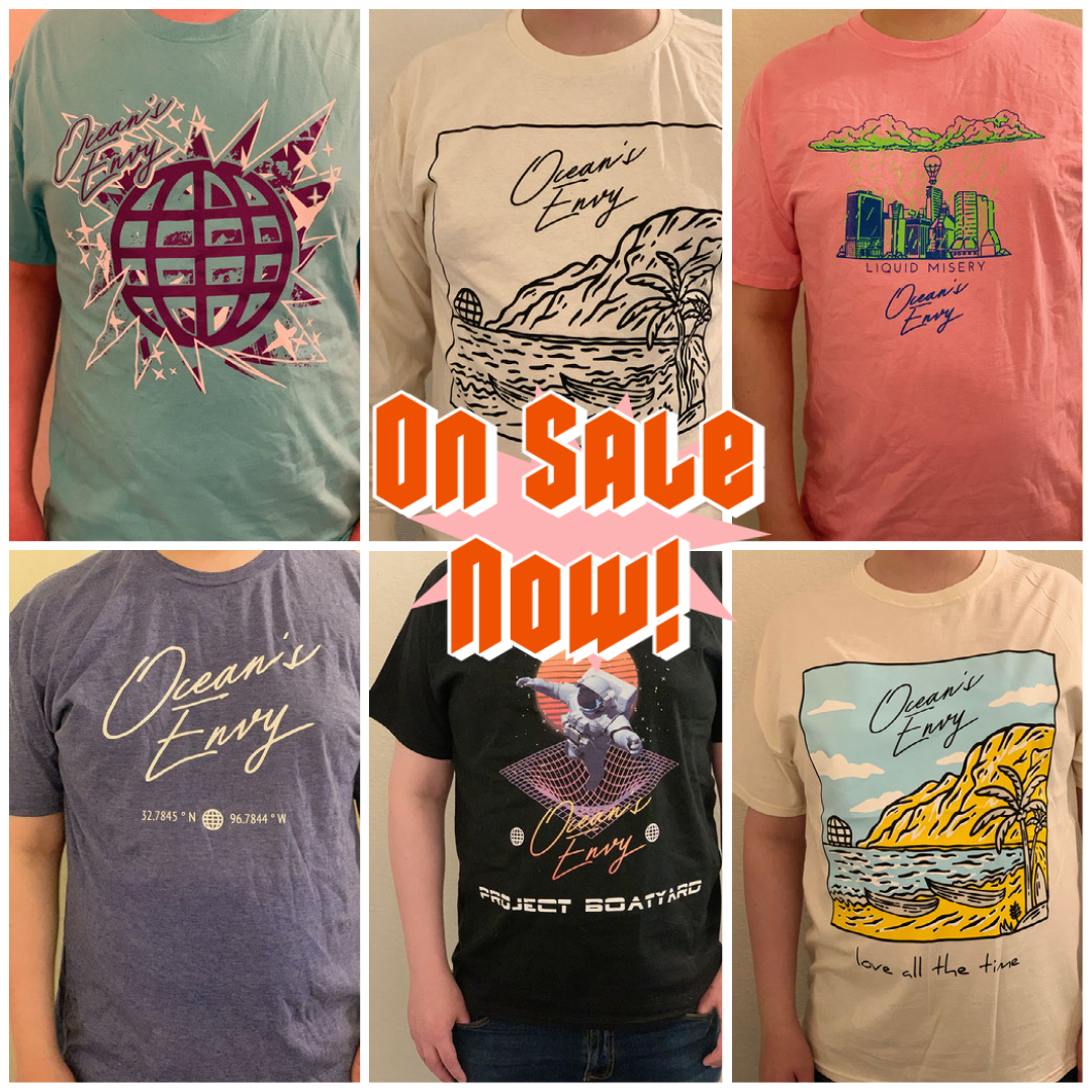 Merch Drop! Buy yourself something nice or make it a gift for a friend! 
oceansenvymerch.com