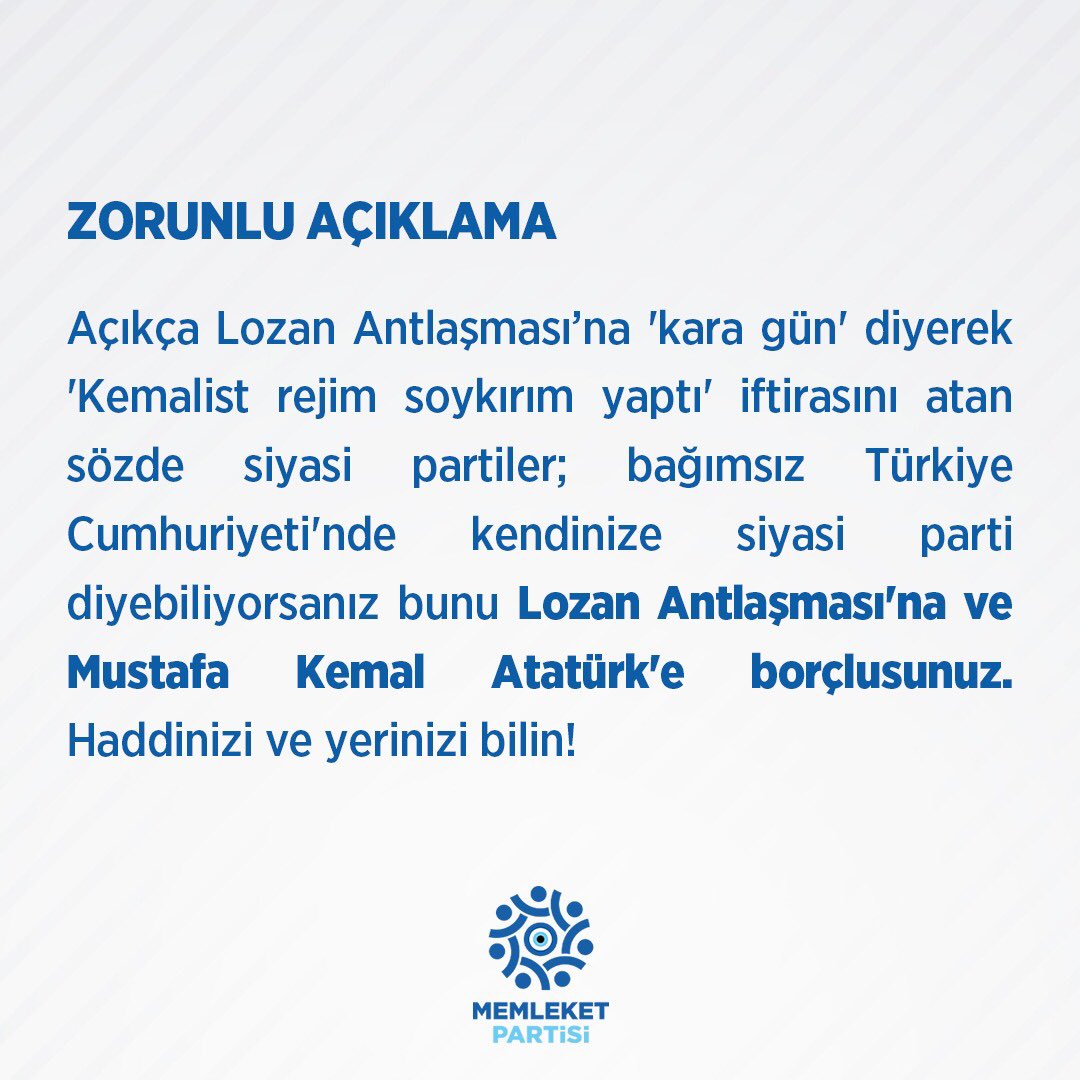 Zorunlu Açıklama.