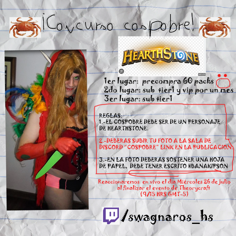 Swagnaros's tweet photo. ¡Muestren su talento chicas! dejen su participación en este canal https://t.co/bslIC4XY3u además habrá drops durante todo el stream para viewers y otros sorteos 🤠
https://t.co/vlQCfp5oRO
Gracias a @BlizzLatAm  por proporcionar el premio 🌹
#heartshtone https://t.co/YtU69sl7Yi