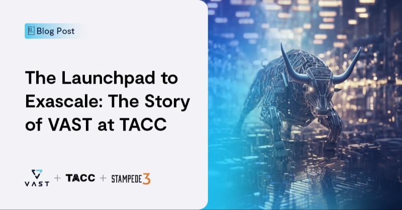 VAST_Data's tweet photo. The pain vs gain gain equation has been forever altered. We are excited to announce @TACC has selected VAST as the data platform for Stampede3.

Three critical factors led TACC to choose VAST: Data Reduction, Application Scaling and Performance, and Failure Handling.