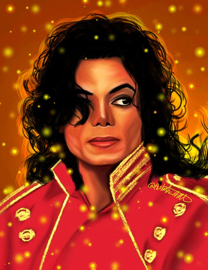 Fan Shrouk Sroor (IG: ashush_art) posted their portrait of Michael looking quite regal in the community on Michael’s website. You can share you fan art here michaeljackson.com/community/fan-…

#MyMJFanArt