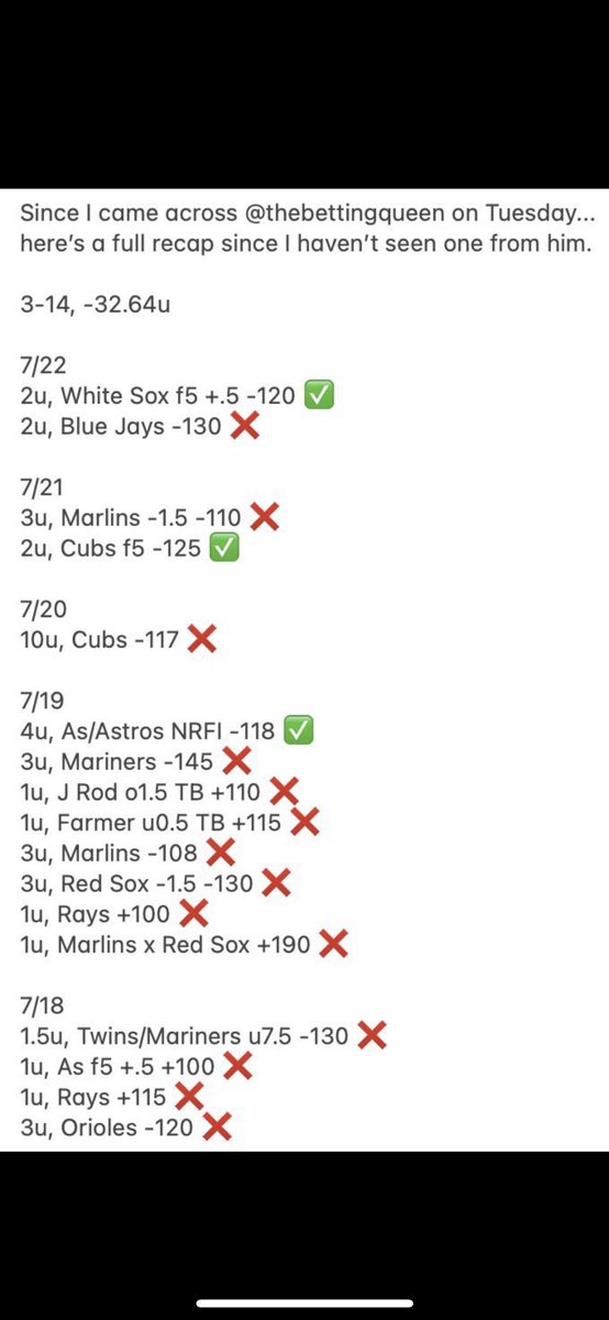 LordGoat667's tweet photo. @thebettingqueen Must be delusional still asking for likes, just drop the free fade card and do the community a favor. We can all eat. https://t.co/XnCUtBlnxt