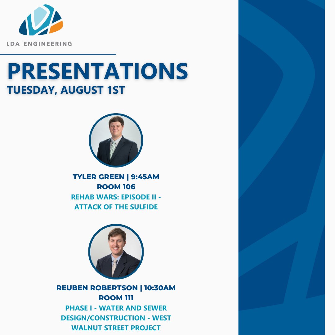 LDAengineering's tweet photo. We are gearing up for this year's WPC Conference in Memphis, TN. We hope to see you there &amp; hope you will come check out our presentations! https://t.co/XWwa2dY1Tn