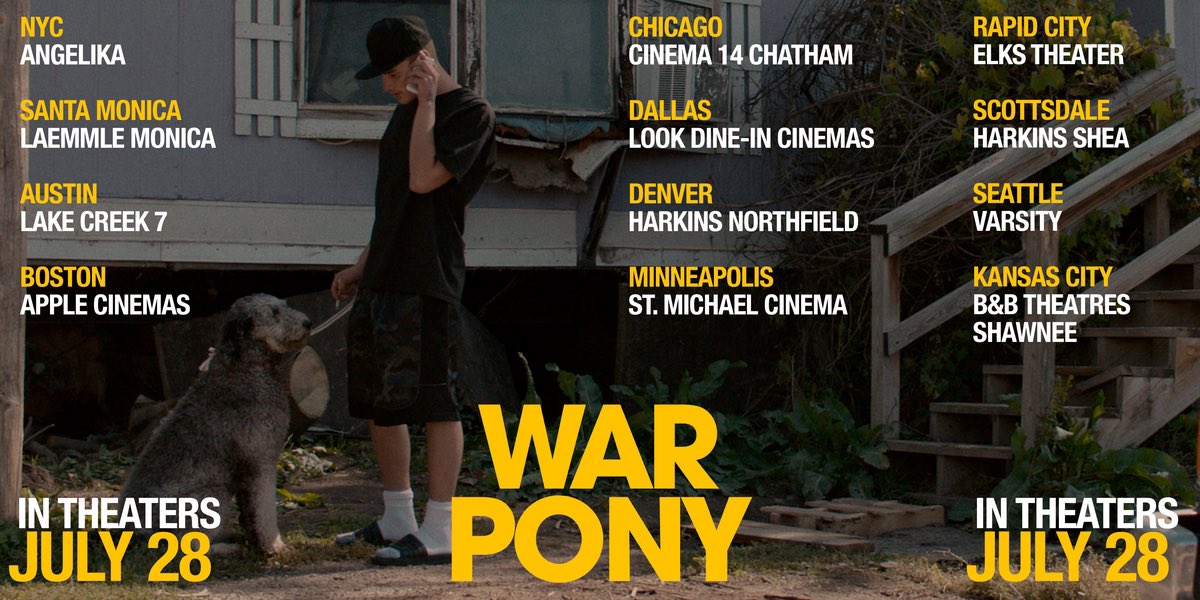 A must on your watch list. 

Watch #WARPONY In Theaters This Friday