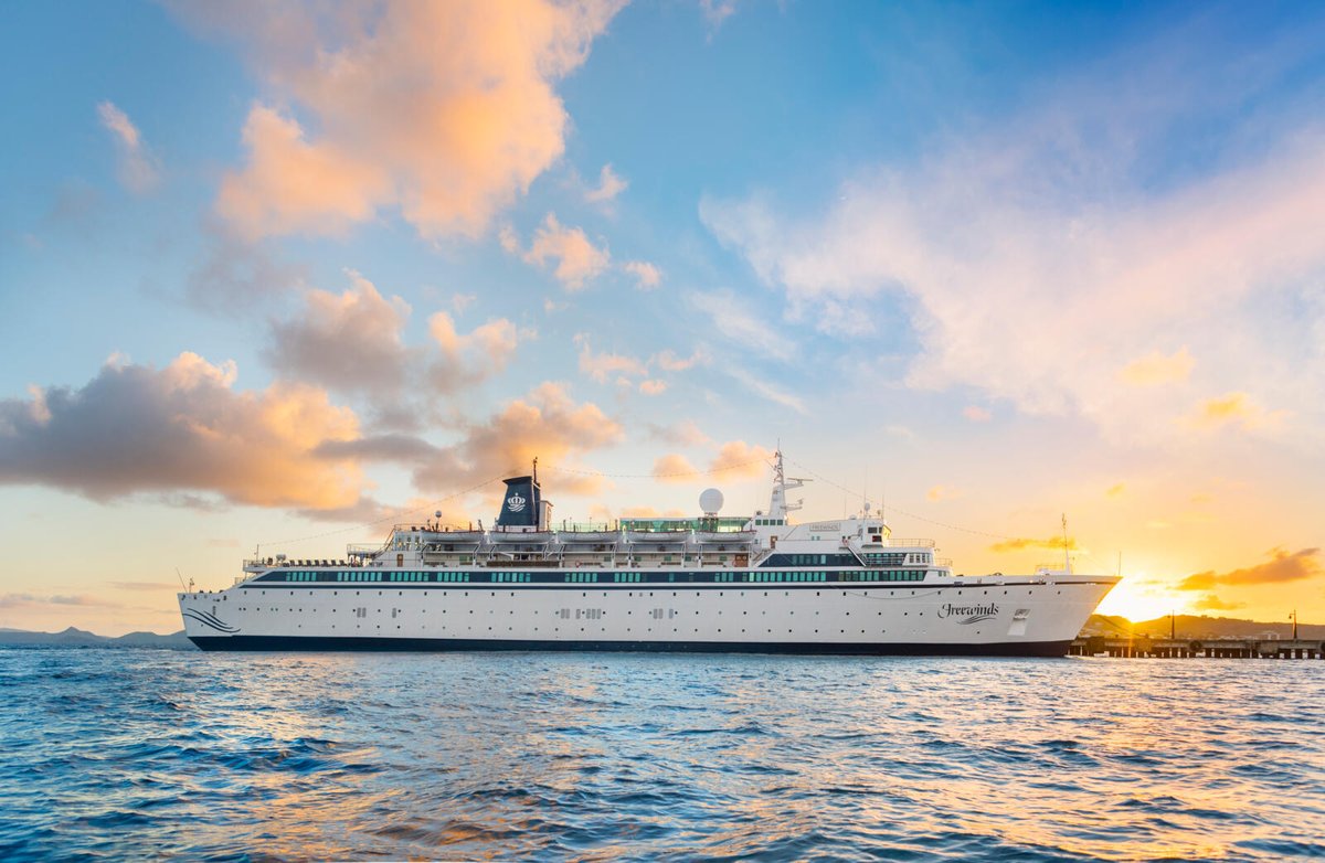 ScientologyTV's tweet photo. Set sail on a voyage of hope. Watch Inside Scientology: Freewinds, tonight at 8P ET/PT. #InsideScientology #Freewinds https://t.co/iY9KXAN2a8 @thecaribnewsnow @VisitAruba https://t.co/r3MfpNf3Ac