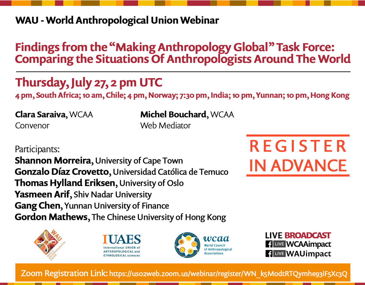 World Anthropological Union (WAU) tweet media