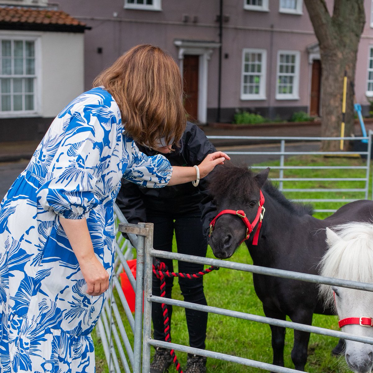 We were delighted to welcome Her Majesty The Queen to Norfolk today.

Dr Hilary Emmett of @AmericanStudies met The Queen at @RedwingsHS Anna Sewell House Great Yarmouth to present our @UEApublishing edition of Black Beauty.