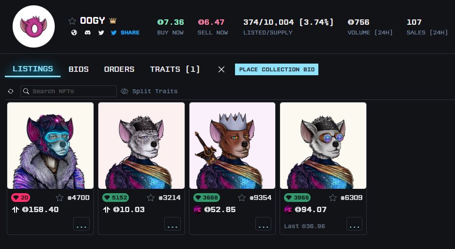 gregs0l's tweet image. Hello fam!

It's been a long time since I've spoken out on the aftermarket situation regarding HolOogy traits!

Try to guess the number of HolOogy listed?
You won't find it.

1/4 🧵