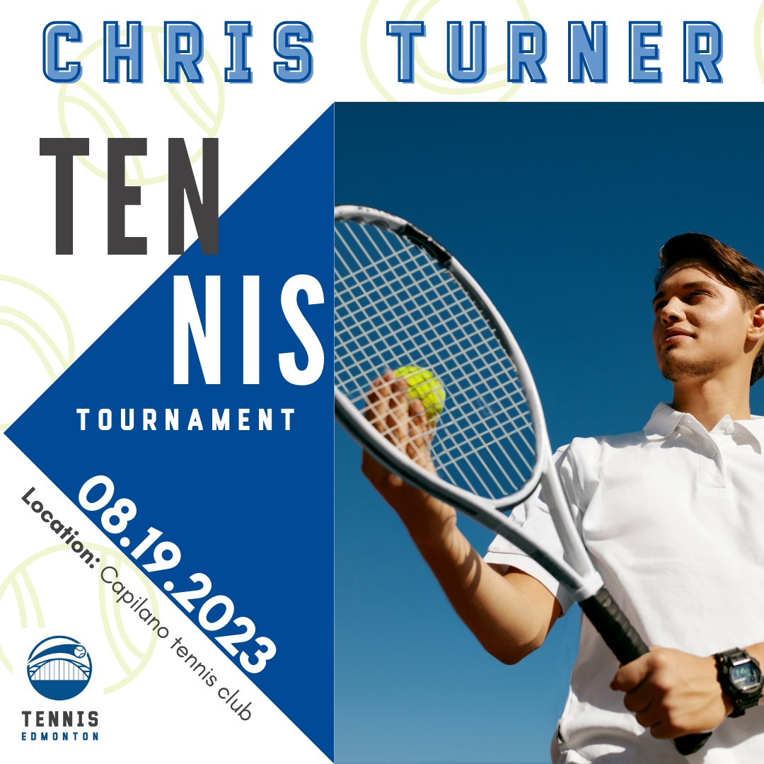 🎾The Chris Turner Tennis Tournament is happening on August 19th! 🎾💥 Whether you're a seasoned pro or new to the game, this event promises excitement, friends, and unforgettable matches!

Visit Our Website to Register!
tennisedmonton.ca/tournaments

#TennisPassion #TennisCommunity