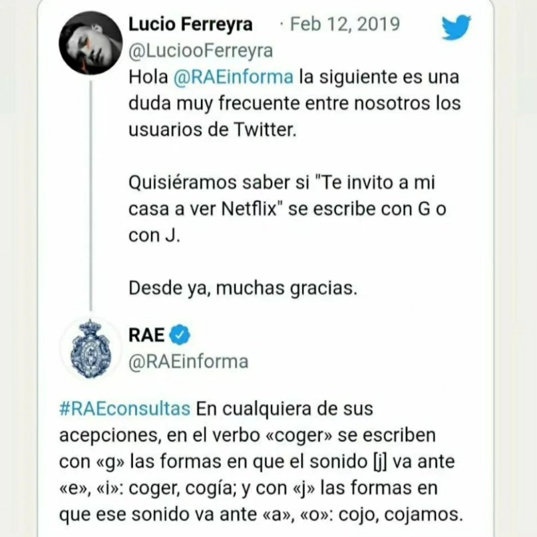 laletroteca's tweet photo. Nunca es un mal momento para recordar las mejores consultas a la RAE: https://t.co/nwWsOiek32