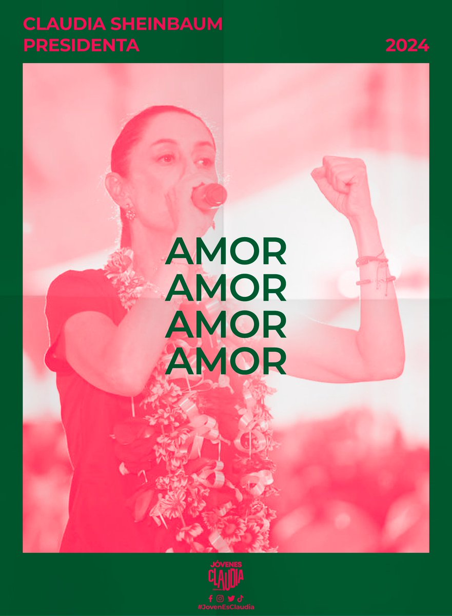Tendremos presidenta y seguirá con la política de la #4T: El humanismo mexicano y el profundo amor al pueblo ❤️

#ClaudiaSheinbaum #EsClaudia #ClaudiaPresidenta